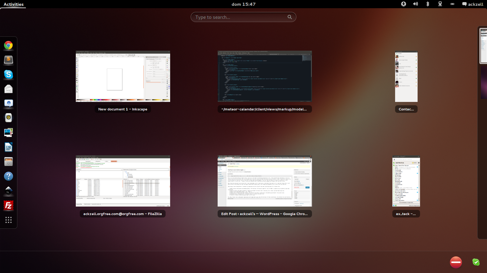 Ubuntu desktop, may of 2013